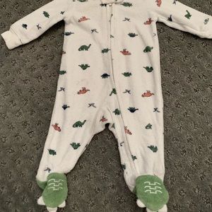 Carter’s dinosaur footie pjs